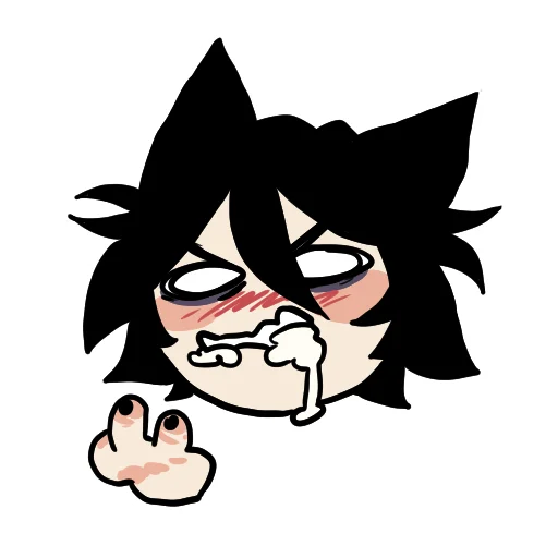 🤬 Стикер «Edgy catboy» для Telegram