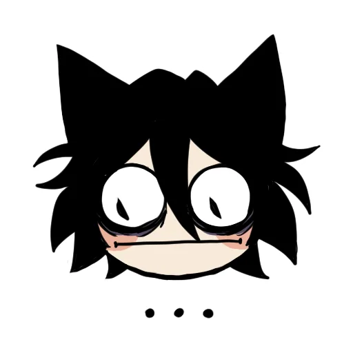 😐 Стикер «Edgy catboy» для Telegram