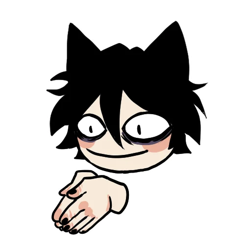 🤨 Стикер «Edgy catboy» для Telegram