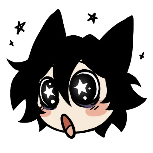 🤩 Стикер «Edgy catboy» для Telegram