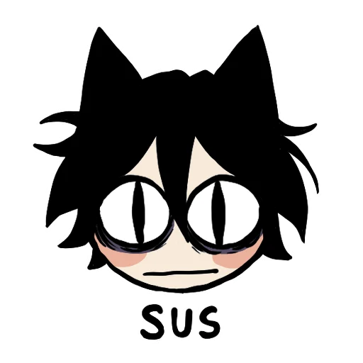 👀 Стикер «Edgy catboy» для Telegram