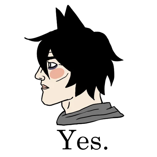🙂 Стикер «Edgy catboy» для Telegram