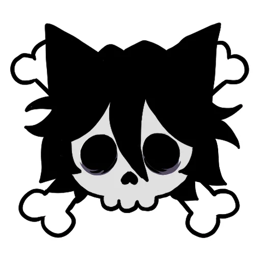 ☠️ Стикер «Edgy catboy» для Telegram