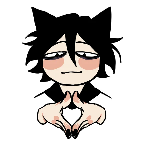 😎 Стикер «Edgy catboy» для Telegram