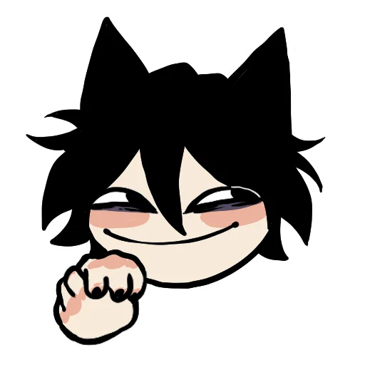 😏 Стикер «Edgy catboy» для Telegram
