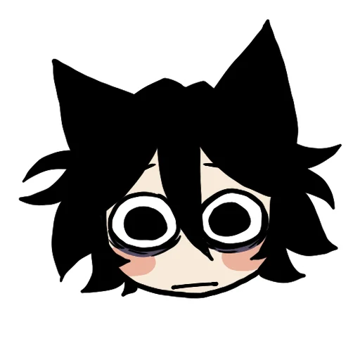 😐 Стикер «Edgy catboy» для Telegram