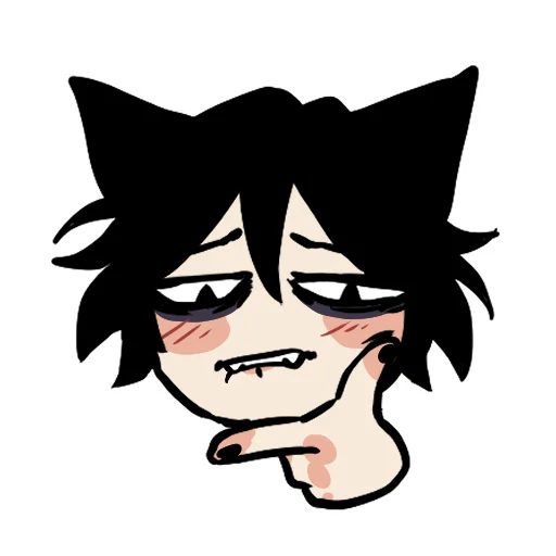 🥵 Стикер «Edgy catboy» для Telegram