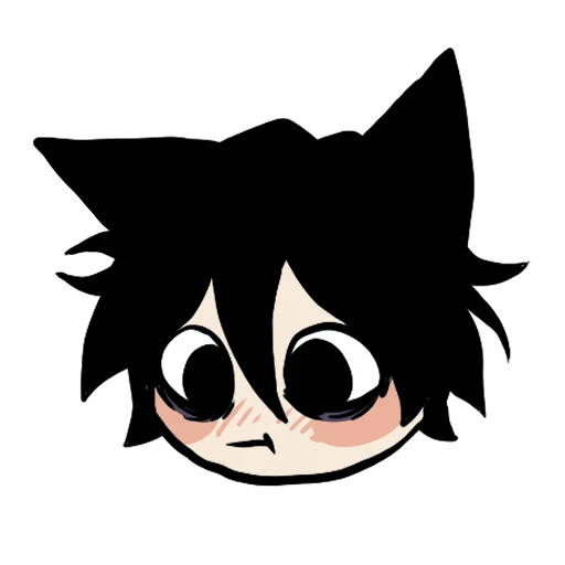 😶 Стикер «Edgy catboy» для Telegram