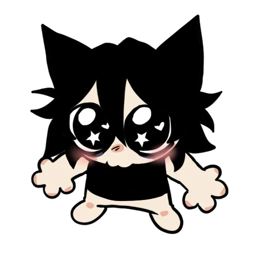 😇 Стикер «Edgy catboy» для Telegram