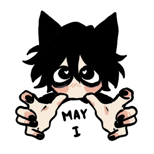 😍 Стикер «Edgy catboy extended» для Telegram