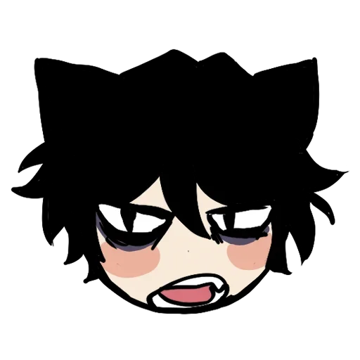 😡 Стикер «Edgy catboy extended» для Telegram