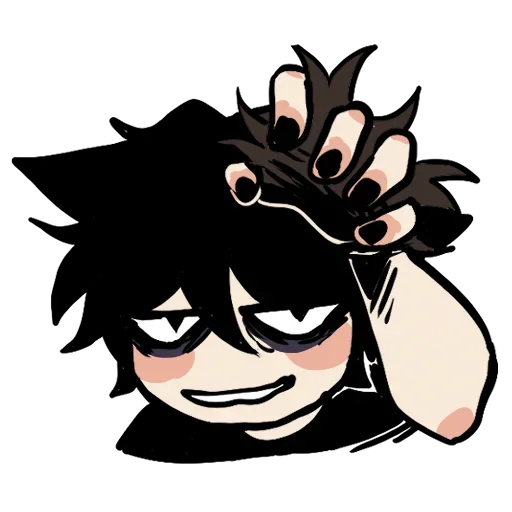 😈 Стикер «Edgy catboy extended» для Telegram