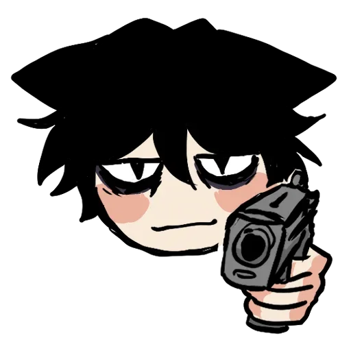 🔫 Стикер «Edgy catboy extended» для Telegram