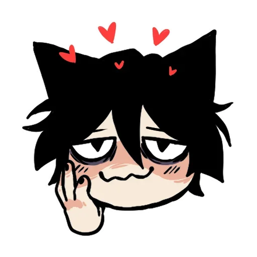 ☺️ Стикер «Edgy catboy extended» для Telegram
