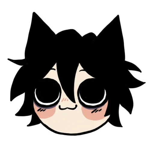 😇 Стикер «Edgy catboy extended» для Telegram