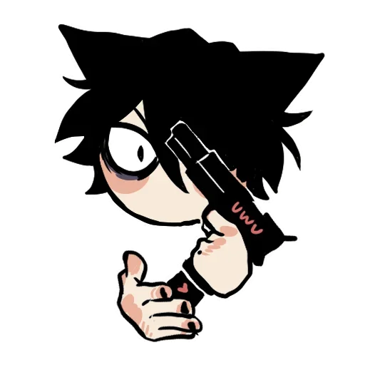 💕 Стикер «Edgy catboy extended» для Telegram