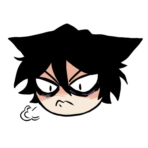 😤 Стикер «Edgy catboy extended» для Telegram