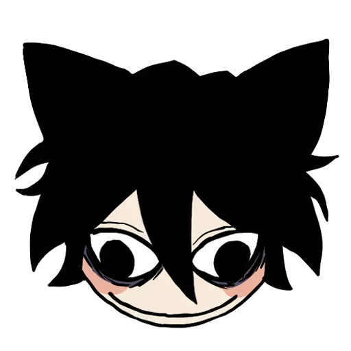 👁 Стикер «Edgy catboy extended» для Telegram