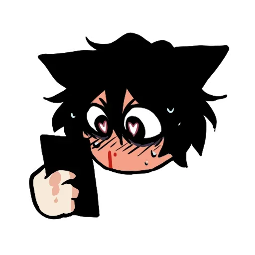 😳 Стикер «Edgy catboy extended» для Telegram