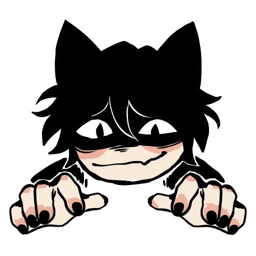 🧑‍💻 Стикер «Edgy catboy extended» для Telegram