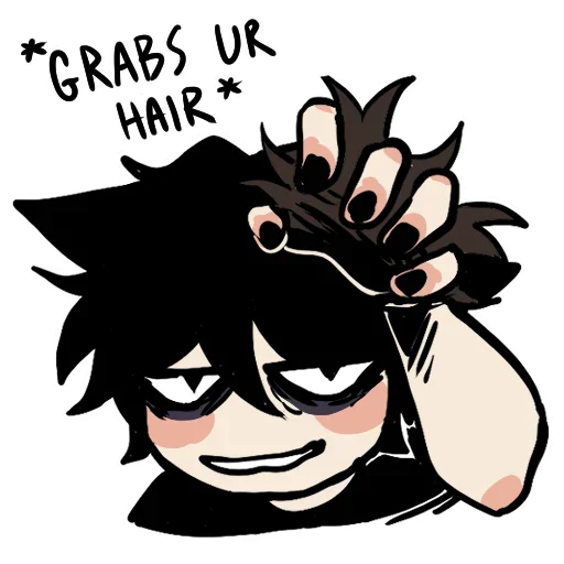 😈 Стикер «Edgy catboy extended» для Telegram