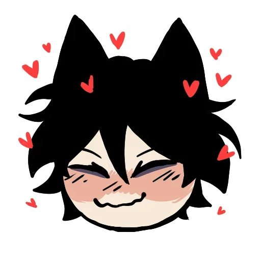 🥰 Стикер «Edgy catboy extended» для Telegram