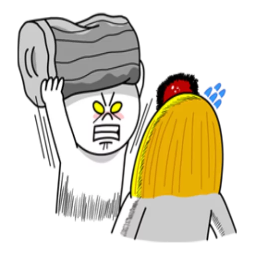 Стикерпак Edition Mad Angry Line для Telegram