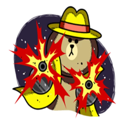 🔫 Стикер «Edition Mad Angry Line» для Telegram