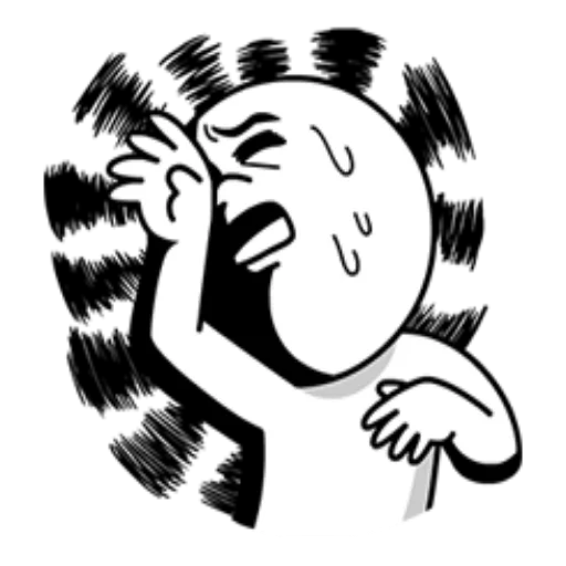 😨 Стикер «Edition Mad Angry Line» для Telegram