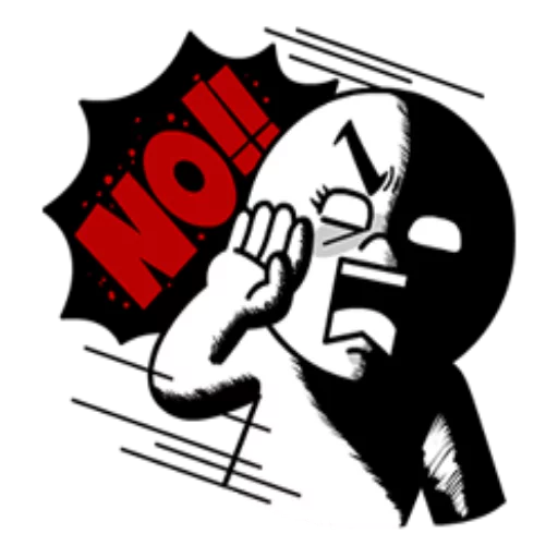 😱 Стикер «Edition Mad Angry Line» для Telegram