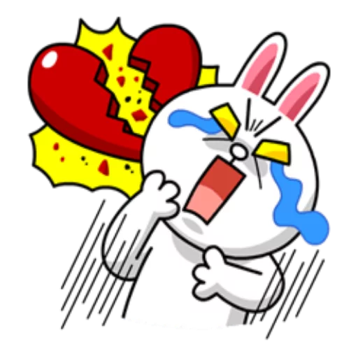 💔 Стикер «Edition Mad Angry Line» для Telegram