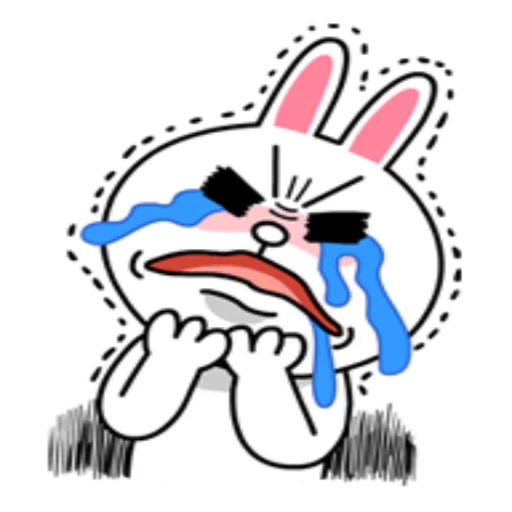 😫 Стикер «Edition Mad Angry Line» для Telegram