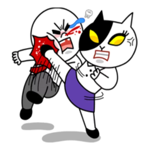 😡 Стикер «Edition Mad Angry Line» для Telegram