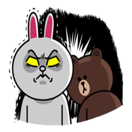 😠 Стикер «Edition Mad Angry Line» для Telegram