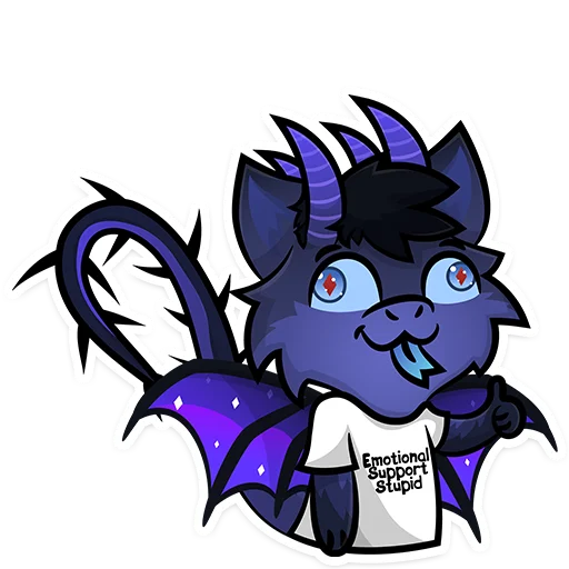 😛 Стикер «Furry Dragon» для Telegram