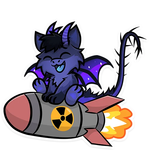 🤪 Стикер «Furry Dragon» для Telegram