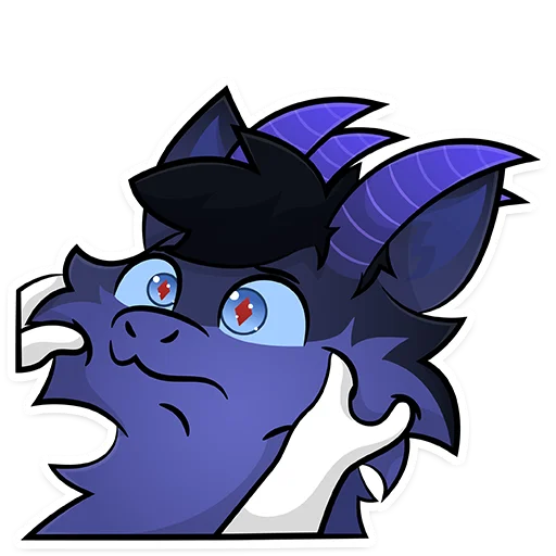 ☺️ Стикер «Furry Dragon» для Telegram