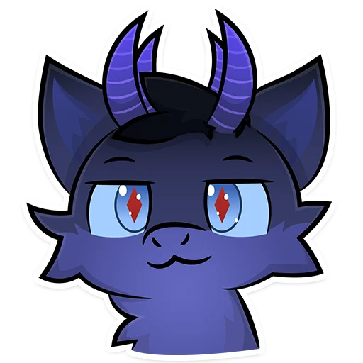 🥰 Стикер «Furry Dragon» для Telegram