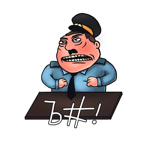 😡 Стикер «Едросыч» для Telegram
