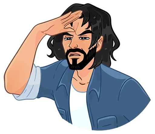 ❓ Стикер «Эдуард без надписей» для Telegram