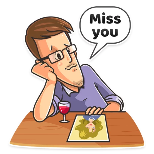 😌 Стикер «Edward Snowden» для Telegram