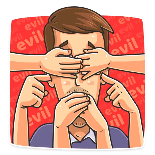 🙈 Стикер «Edward Snowden» для Telegram