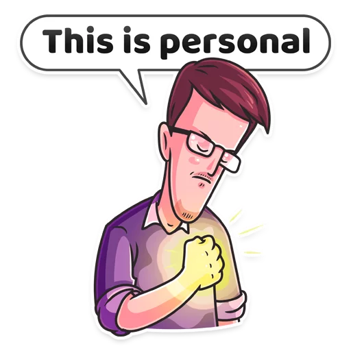 😒 Стикер «Edward Snowden» для Telegram