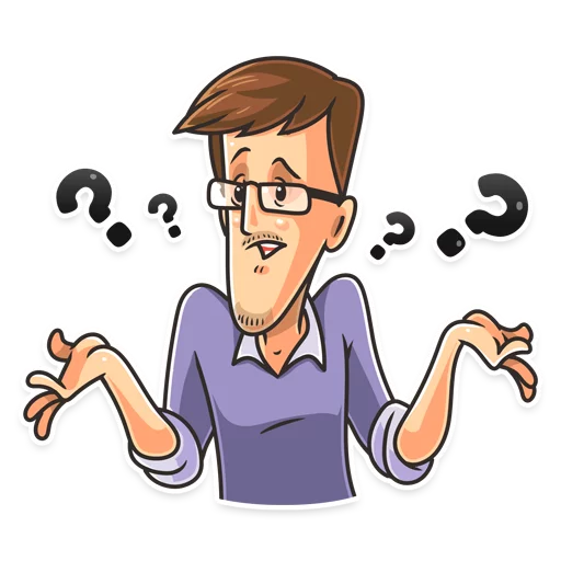 🤷 Стикер «Edward Snowden» для Telegram