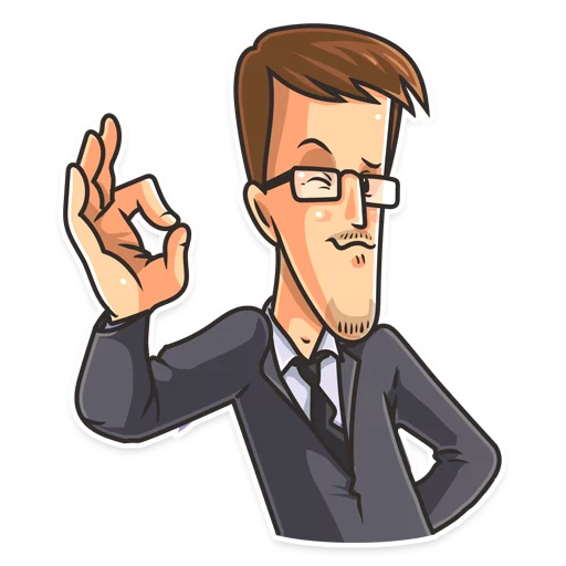 👌 Стикер «Edward Snowden» для Telegram