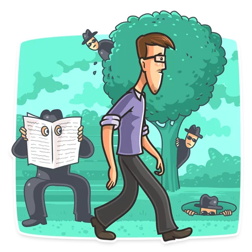 🚶 Стикер «Edward Snowden» для Telegram