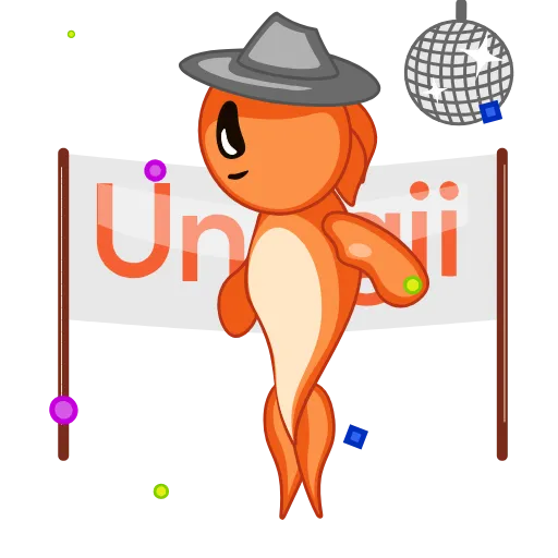 🤩 Стикер «Eel from Unagii.com» для Telegram