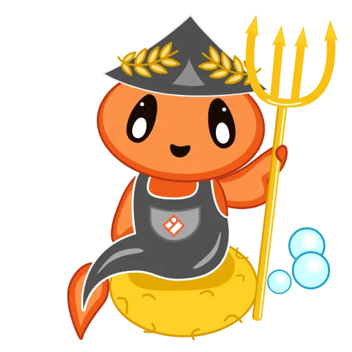 👨‍🌾 Стикер «Eel from Unagii.com» для Telegram