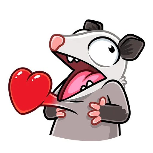 ❤️ Стикер «Братья Хвостики Эник и Беник» для Telegram