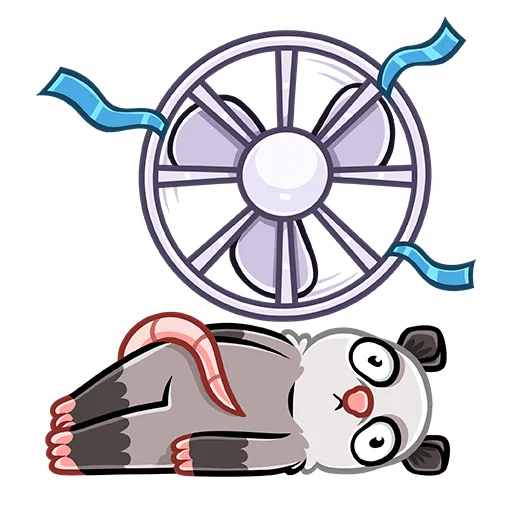 🥵 Стикер «Братья Хвостики Эник и Беник» для Telegram